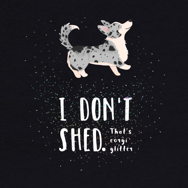 Corgi Glitter - Cardigan Welsh Corgi by CorinnaSchlachter